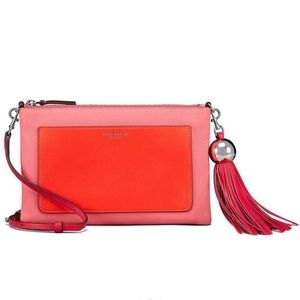NWT! Tory Burch Color Block Leather Tassel!